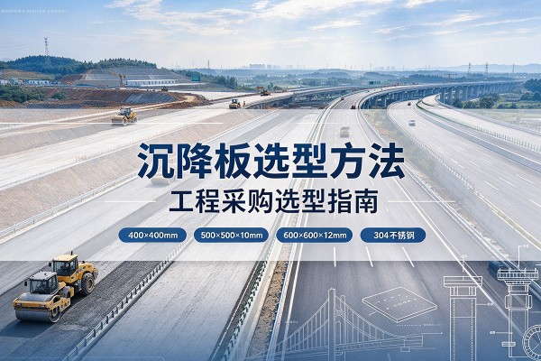 青山湖沉降板选择方法