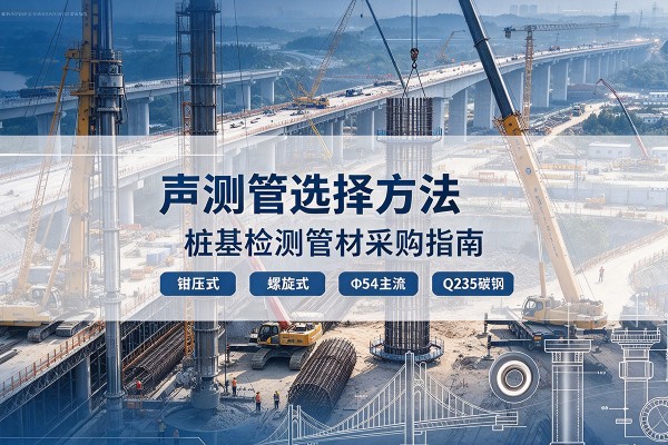 青山湖声测管选型标准