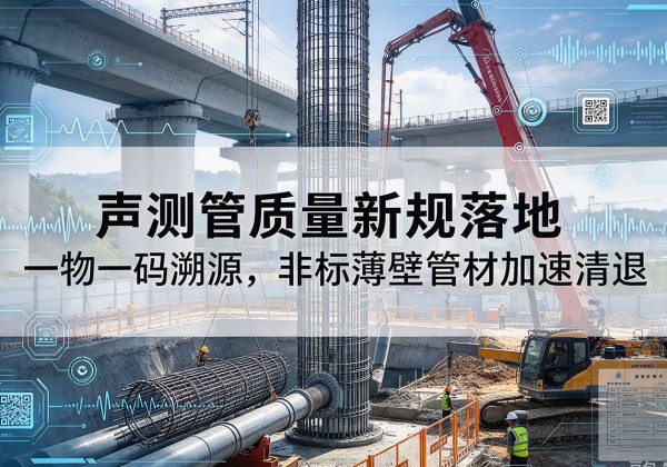 青山湖声测管质量新规落地，一物一码溯源，非标薄壁管材加速清退