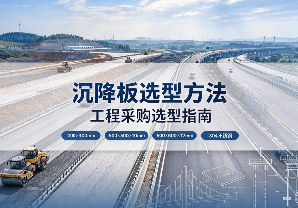 青山湖沉降板选择方法