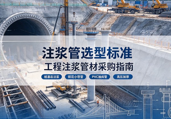 青山湖注浆管选型标准